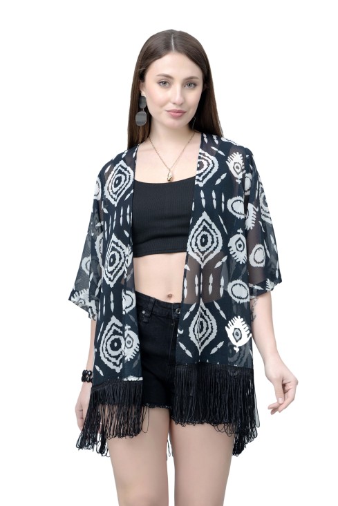 Abstract Print Kimono