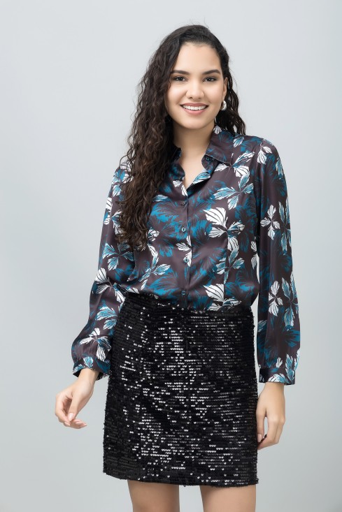 Casual Satin Shirt