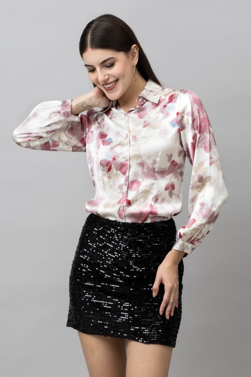 Casual Satin Shirt