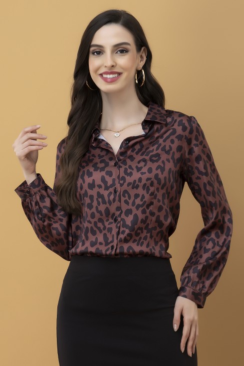 Animal Printed Classic Shirt
