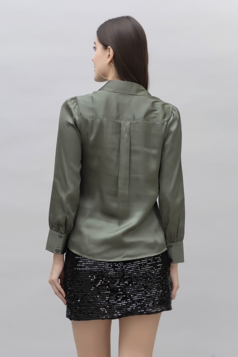 Satin Casual Shirt