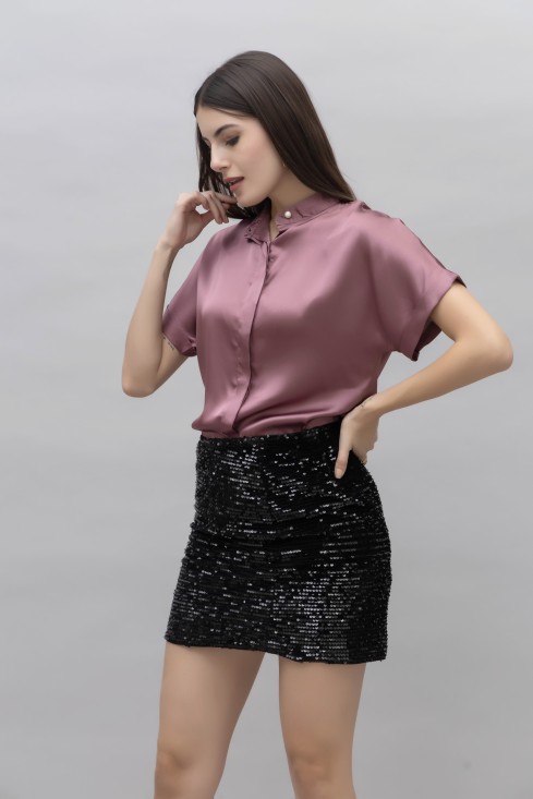 Casual Satin Shirt