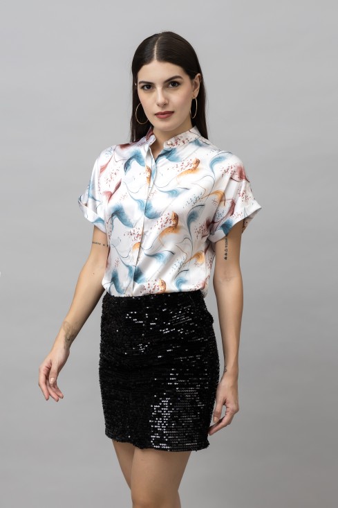 Casual Satin Shirt