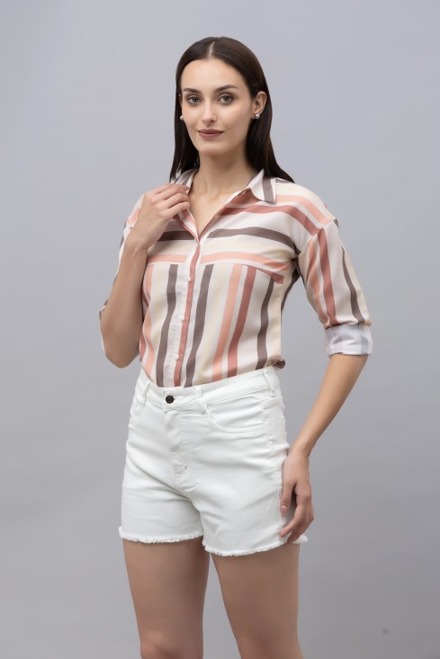 Casual Linen Printed Shirts