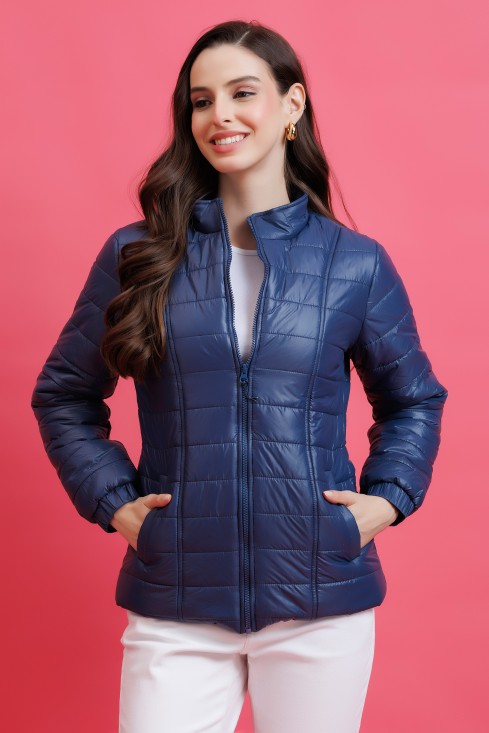 Quilted Zipper Jacket