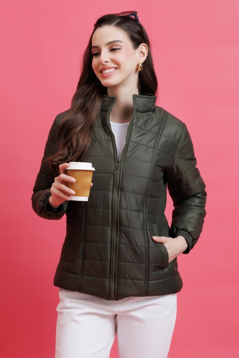 Quilted Zipper Jacket