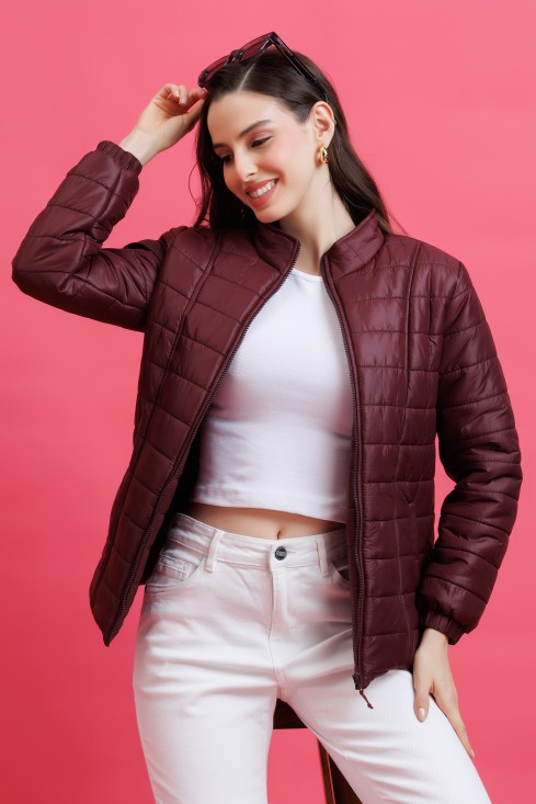 Quilted Zipper Jacket