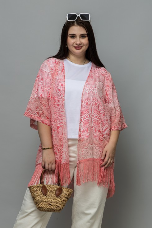 Abstract Print Kimono