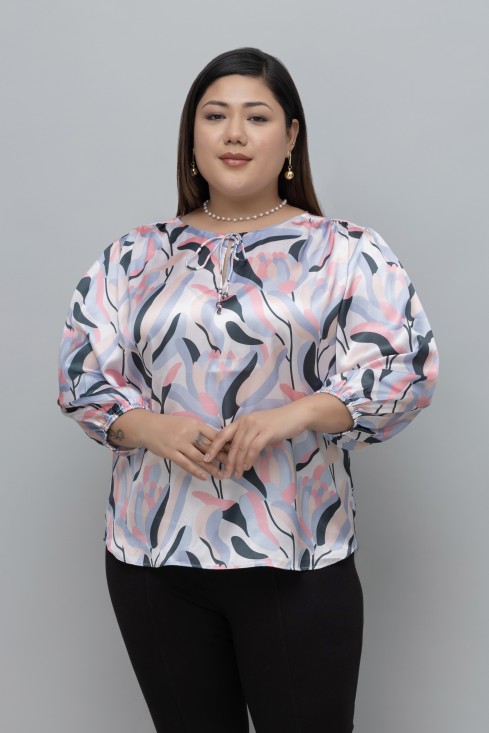 Abstract Print Top